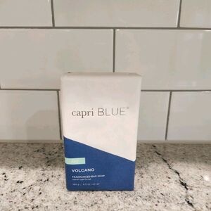 Capri Blue Volcano Scented Bar Soap - Blue and White